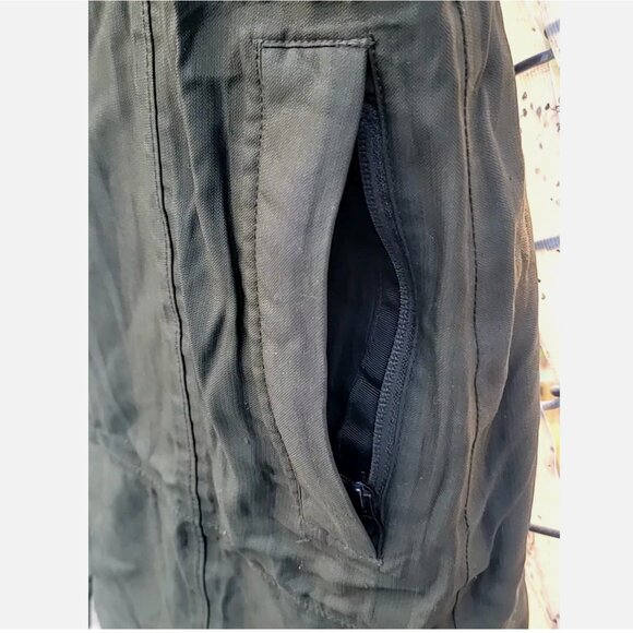 THE NORTH FACE Arctic Parka Goose Down Long Olive Green Puffer Coat Hood Women S - Picture 5 of 16